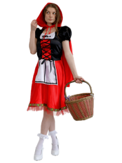 Woodland Red Riding Hood Costume - Womens Halloween Costumes
